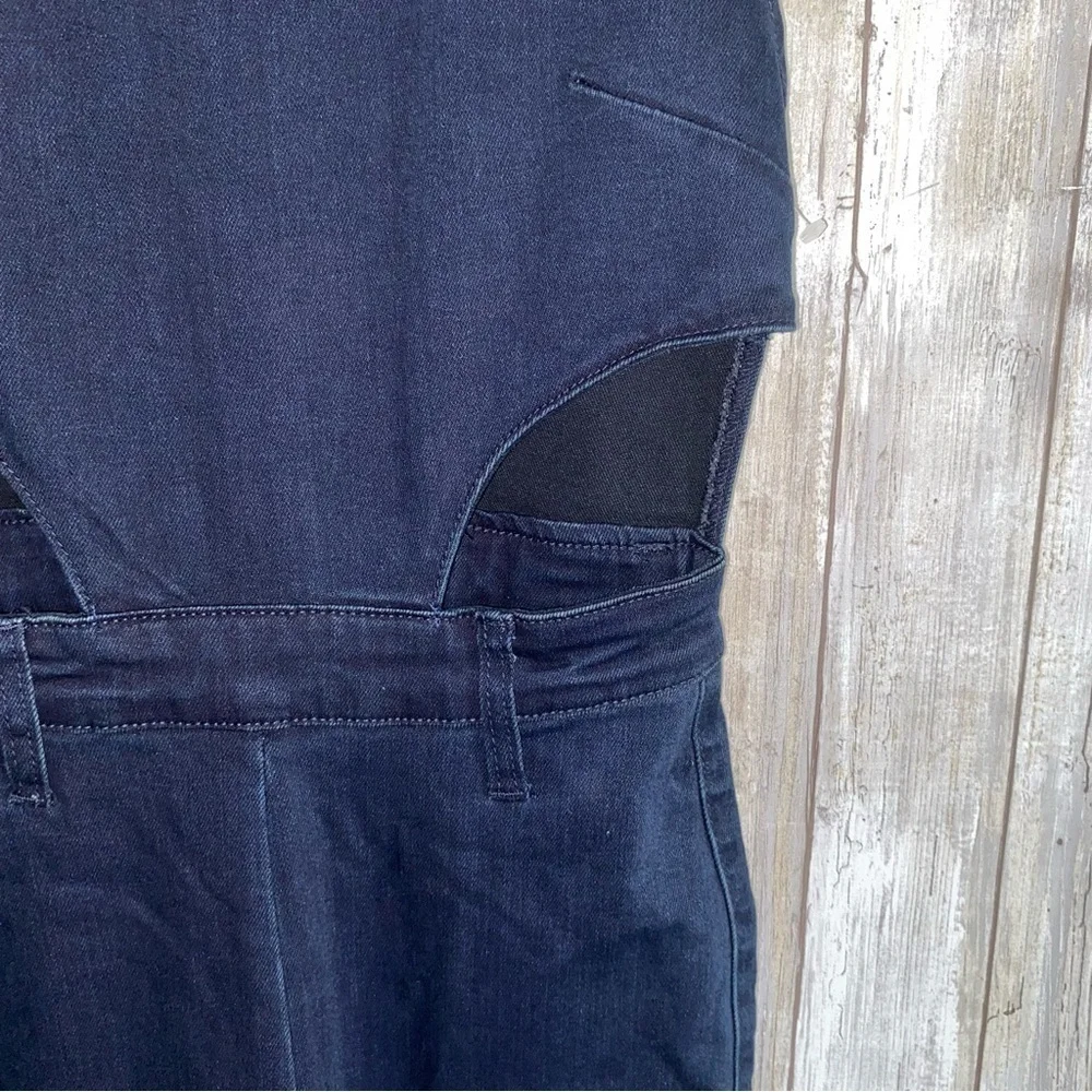 NWT WeWoreWhat Dani Denim Blue Jumpsuit - Picture 3 of 9